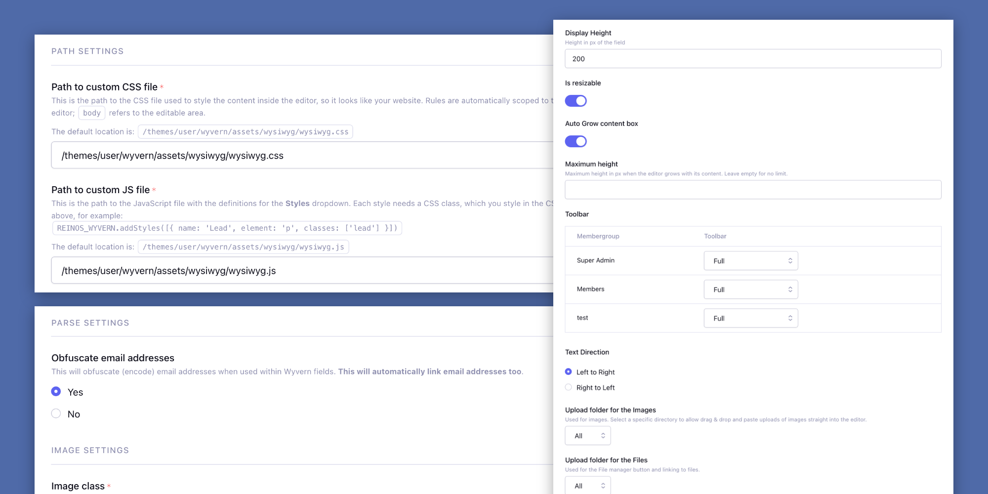 Fully customisable